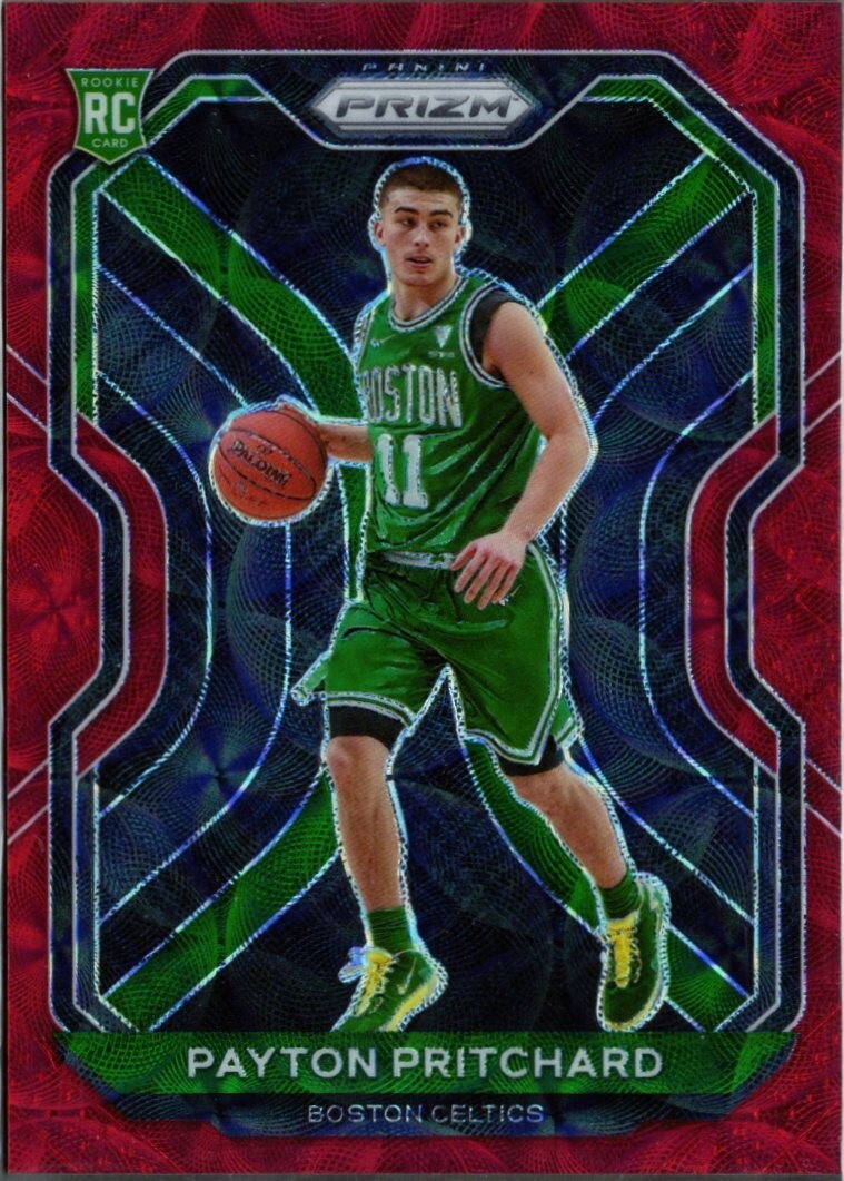 2020 Panini Prizm #257 Payton Pritchard /88 Choice Red Prizm Rookie RC CELTICS