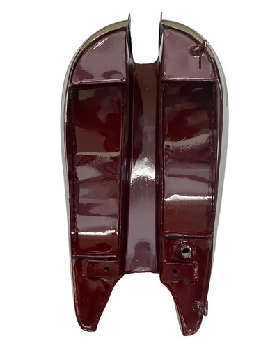 BSA B31 MAROON PAINTED CHROME STEEL GAS FUEL PETROL TANK |Fit For - Picture 6 of 6