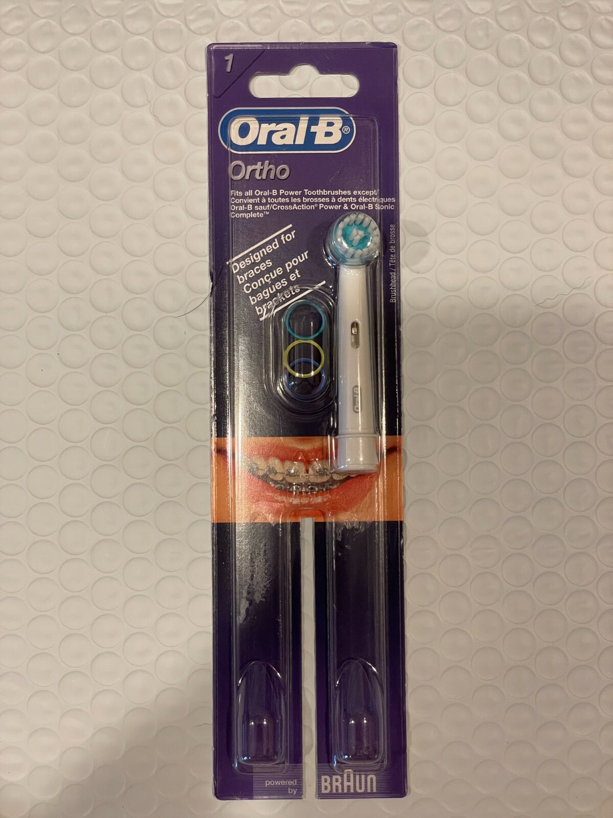 1 ORAL-B Braces Care Replacement Toothbrush Tooth Brush Heads Orthodontics Ortho