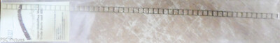 Precision Scale #31327 Ladder Strip, Small Rung, Sides & Rungs .017, 12'' Long