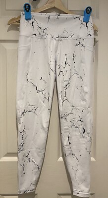 NWT BUFFBUNNY ELYSIUM COLLECTION WHITE MARBLE SZ LARGE MED/HI COMPRESSION