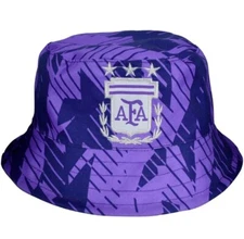 Gorro Seleccion Argentina. AFA 3 Estrellas. Bordado.Bucker hat. Piluso