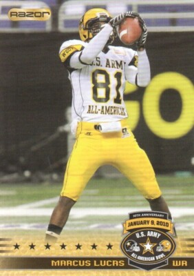 2010 Razor Army Football All-American Bowl U.S. #64 Marcus Lucas | eBay