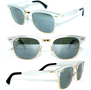 Ray Ban RB 3507 Sunglasses Mirrored Aluminium Gold 137/40 Clubmaster 3016 | eBay