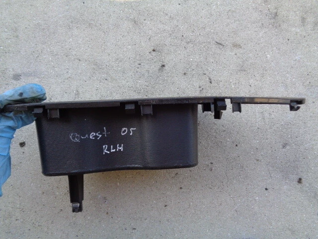 Nissan Quest 2005 trasero tercera fila asiento portavasos lado izquierdo del conductor OEM Foto 3 de 4