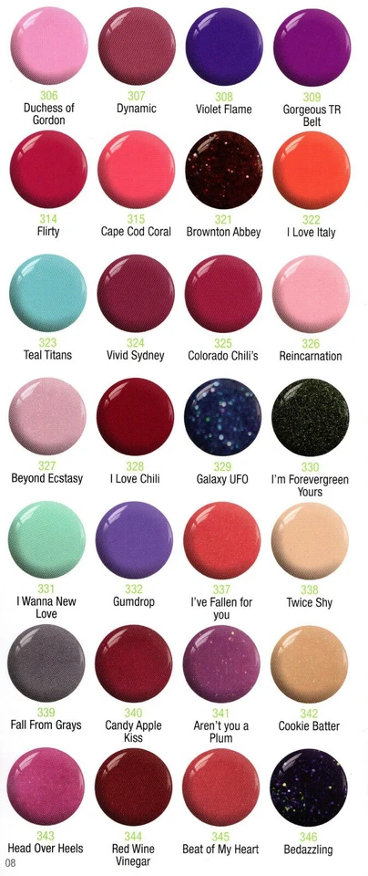 Polvo de inmersión de color de uñas SNS sin luz UV variedad 1,5 oz (300-400) elige*** Foto 3 de 4