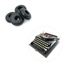 x4 New Rubber Feet for Remington No.3 Portable Typewriter Replacement Part Vtg
