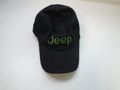 Genuine Jeep Cap Black with Green Logo 