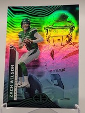 2022 PANINI ILLUSIONS ZACH WILSON BASE FOOTBALL CARD NEW YORK JETS 76 NFL