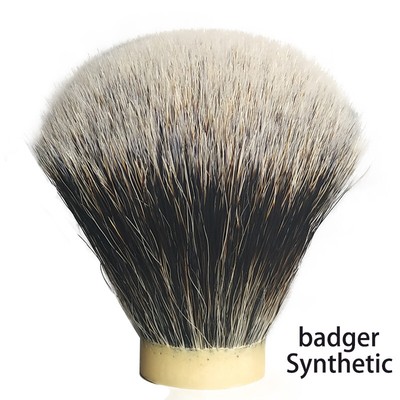 Dscosmetic two band badger hair mixed synthetic hair shaving brush knots