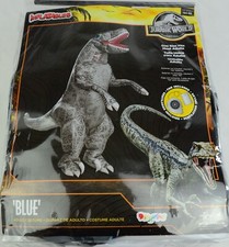 Disfraz de dinosaurio inflable para adulto "azul" Jurassic World - talla única para la mayoría