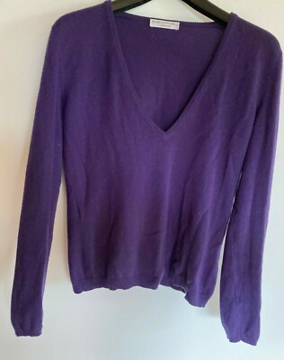 BRUNELLO CUCINELLI Kaschmir Pulli M violett besterhalten!