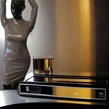 Vince Camuto Ruched Mockneck Metallic Silver Sheath Dress, Size 2