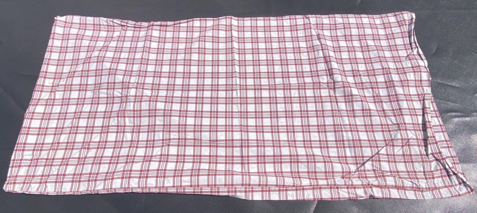 Pottery Barn Red Plaid KING Pillowcase 100 Cotton VGUC eBay