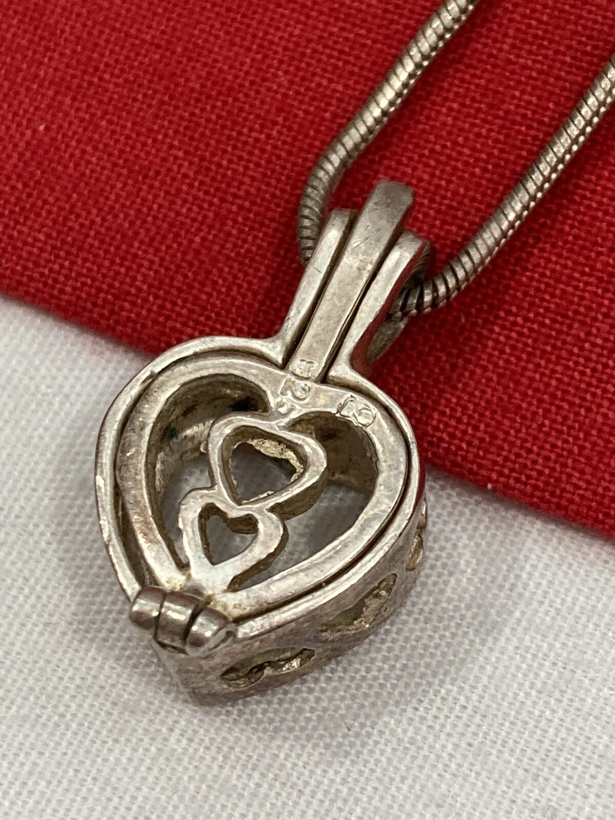 Vintage 925 India Solid Sterling Silver Snake 16”… - image 8