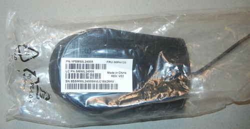 Lenovo 1PSM50L24505 OEM Red Scroll 2 Button USB Optical Mouse FRU:00PH133 - Picture 2 of 2