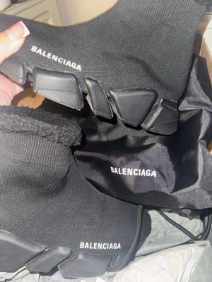 Balenciaga Women s 2.0 Faux Fur Knit Sock Sneaker
