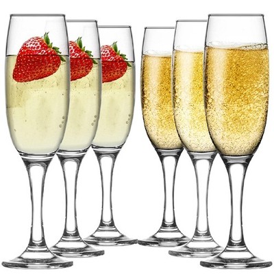 LAV Empire Champagnerflöten 220 ml   6er Set Sektgläser