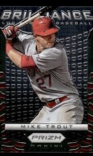 2012 PANINI PRIZM MIKE TROUT B6 MINT BRILLIANCE BASEBALL LOS ANGELES ANGELS