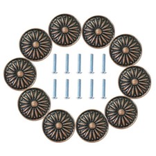 Cabinet Knob, 10Pcs 33mm Dresser Cupboard Cabinet Drawer Knobs Wardrobe Door ...