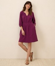 Pact Dresses Skirts Women'S Coastal Double Gauze Peasant Dress X-Large Sangria