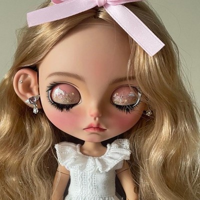 Niedliches komplettes Set Custom ICY Doll Artist made OOAK Cute Blythe Size Doll