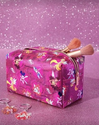 New WINX CLUB Fairies COSMETIC Bag Make Up PINK Pouch BLOOM Aisha Caddy Makeup