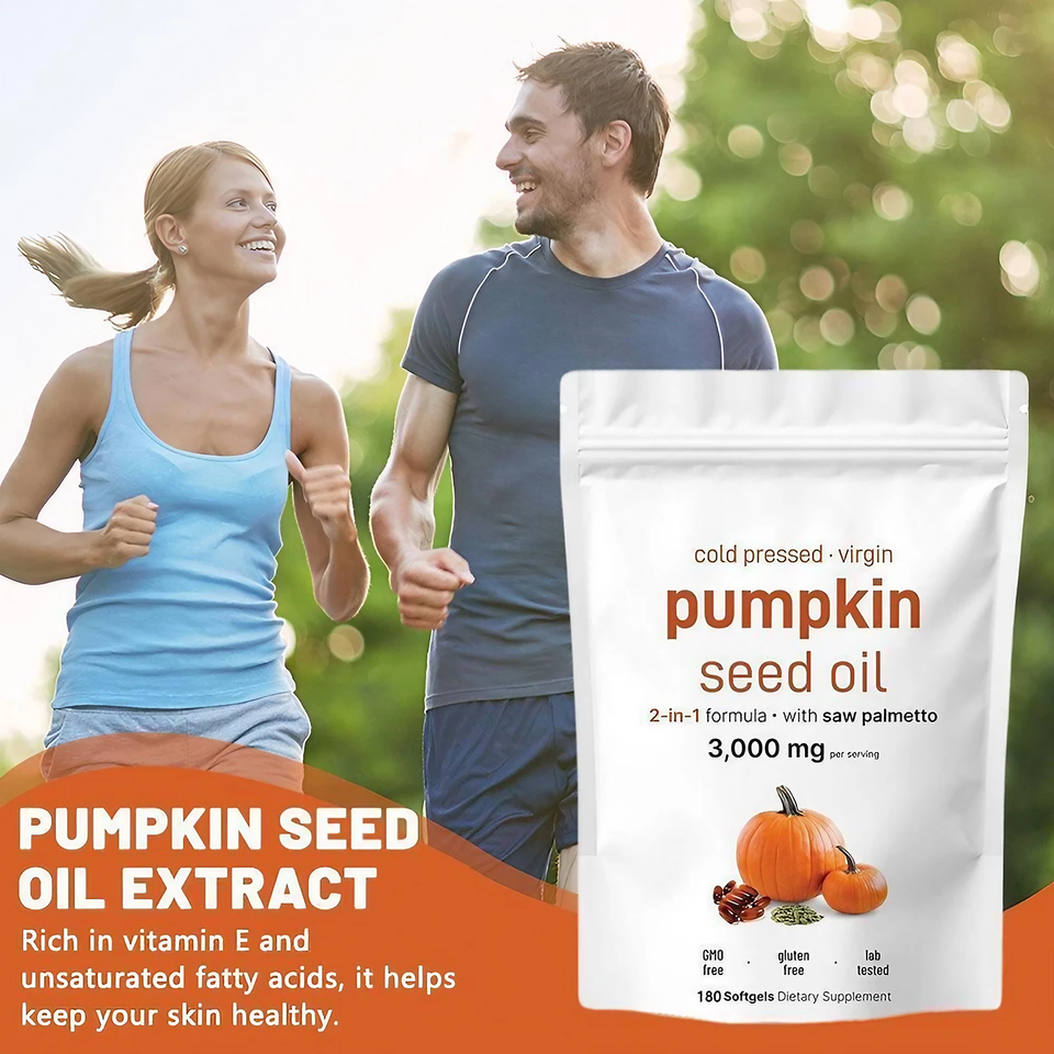 Olio Di Semi Di Zucca 3000mg | 180 Capsule Softgel | Spremuto A Freddo - Foto 12