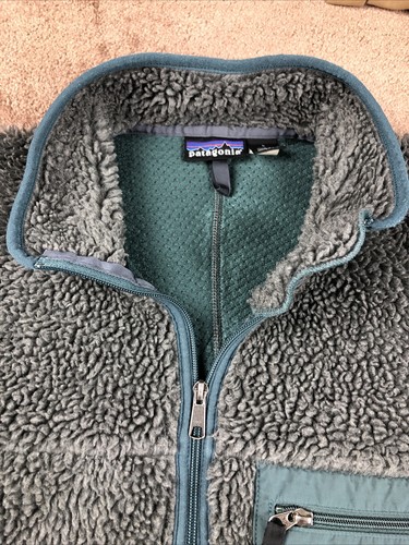 Rare Vintage Patagonia Retro X Fleece Gray Jacket Size Large USA - Picture 4 of 9
