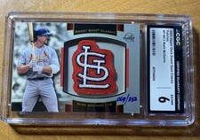 2003 Upper Deck Sweet Spot Classic - Souvenir Logo Patch Mark McGwire #P-MC1