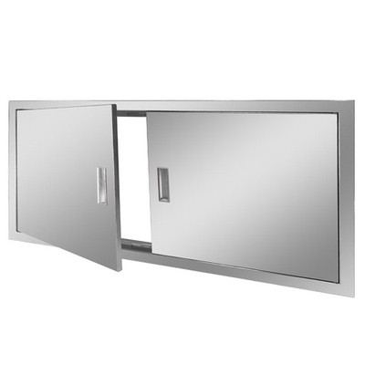 For Grills Ovens BBQ Stainless Steel Kitchen Cabinet Access Door Drawer 42''x21''