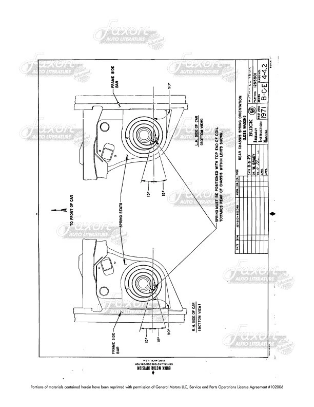 1971 Buick Fabbrica Montaggio Manuale Riviera Lesabre Electra Centurion Più Info - Immagine 4 di 4