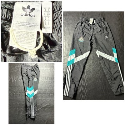 Adidas Newcastle United Track Pants Mens Small Black NEW IX5160 Vintage Inspired