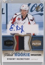 2014 SP Game Used Inked Rookie Sweaters 17/49 Evgeny Kuznetsov #IRS-EK Patch 2d8