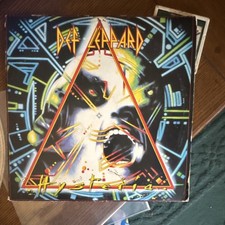 Def Leppard Hysteria LP Vinyl Mercury Hard Rock Rock Multicolor English
