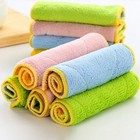 5Pcs Microfiber Dishclothes Doubleside Super Absorbent Dishwashing Clothes