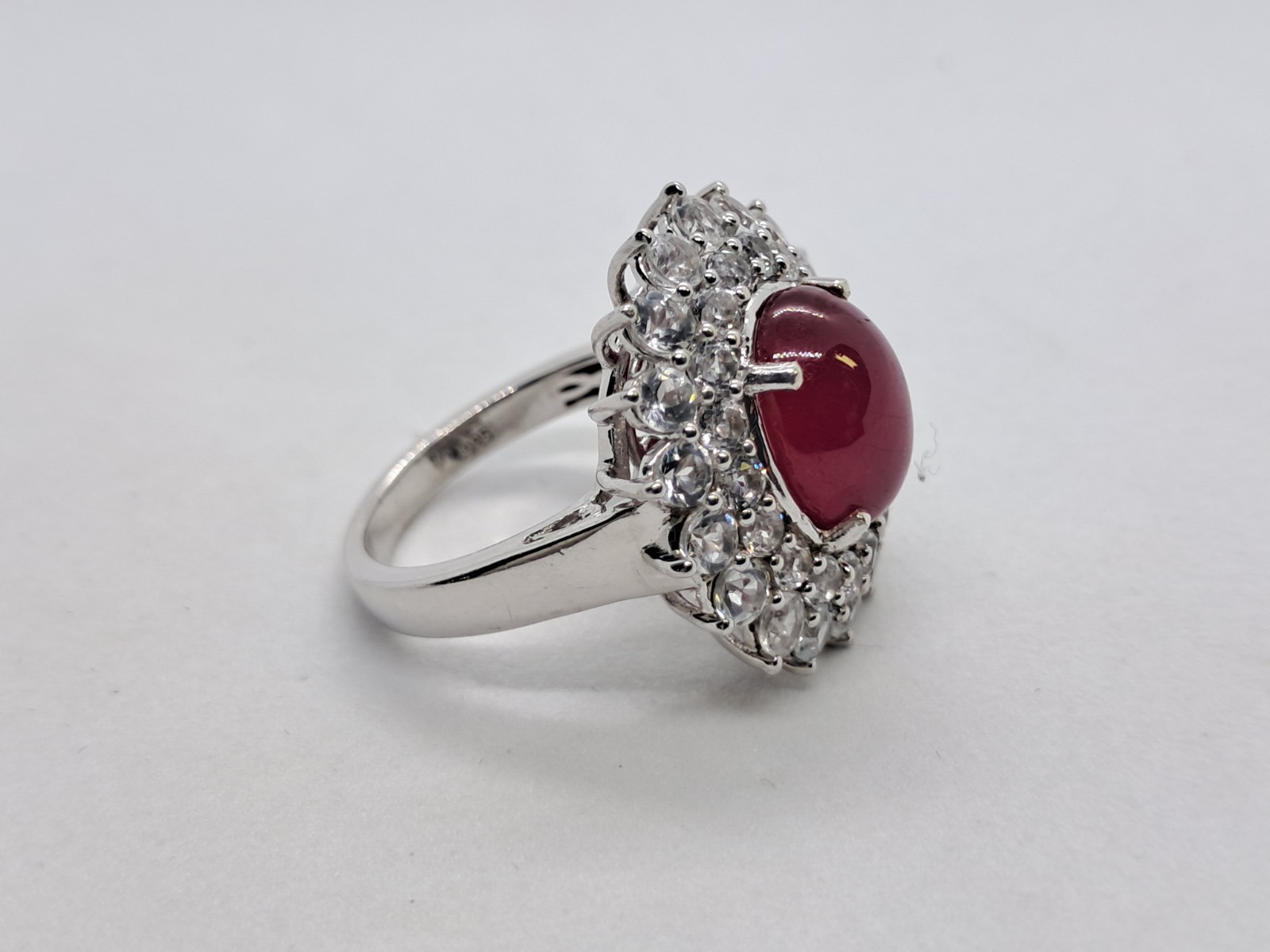 Large Red Ruby Chuck Clemency STS Solid 925 Sterl… - image 17