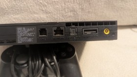 Sony PlayStation 2 Slim SCPH-70012 NTSC-U/C Black w/ Controller, Cables, 8MB