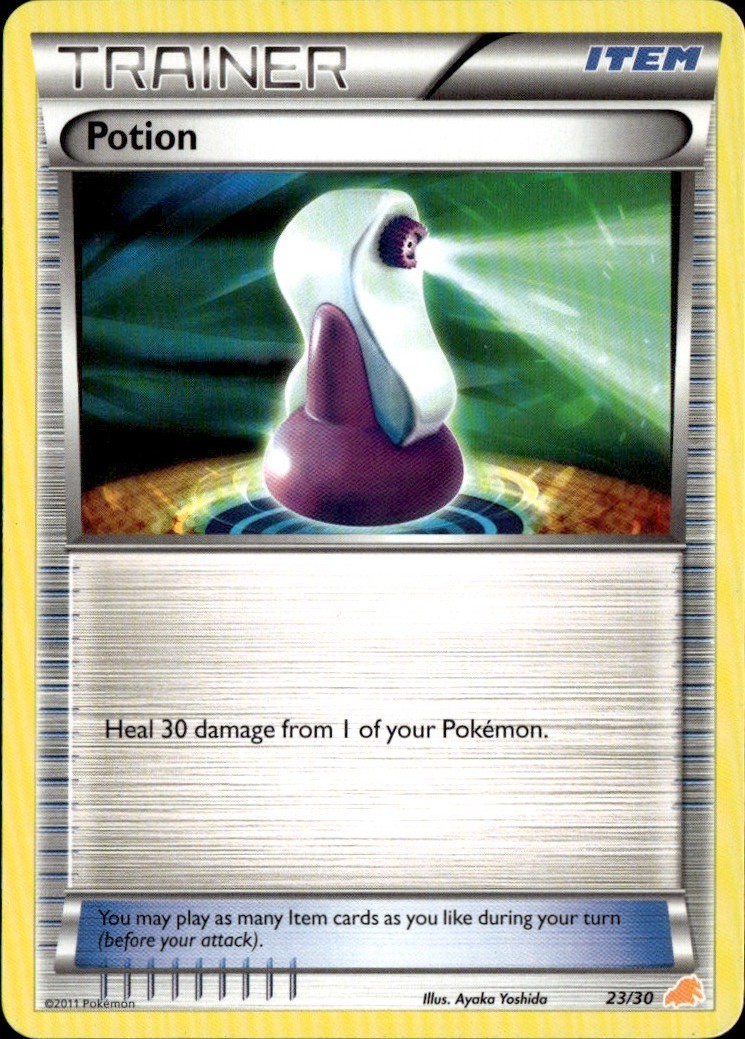 Potion (#23) Common BW Trainer Kit: Excadrill & Zoroark 23/30 LP