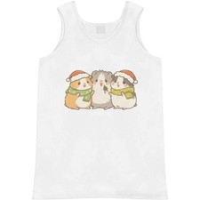 'Three Cute Christmas Hamsters' Adult Vest / Tank Top AV059046 