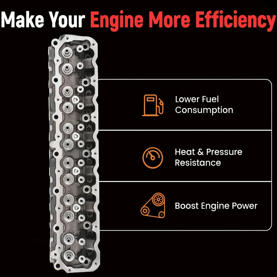 Culata 53010334 para Jeep Grand Cherokee WJ XJ Wrangler TJ 2000-2006 4,0 L Foto 3 de 4