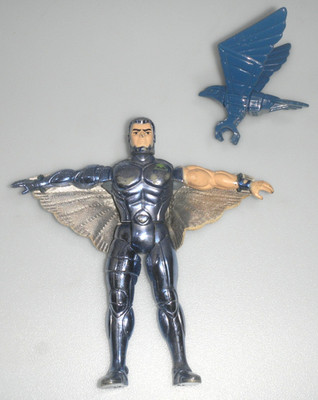 100% Complete Steelwill & Stronghold 1987 SilverHawks Vintage 5'' Action Figure