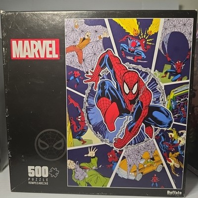 Buffalo Marvel SPIDER-MAN 500pc (15'' x 21.25'') Jigsaw Puzzle New Sealed 