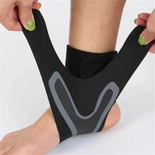 Ankle Brace Support Compression Sleeve Pain Relief Plantar Fasciitis Foot Wrap