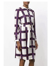 Tory Burch Plaid Silk Dress