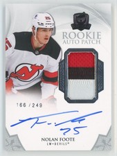 2020-21 UD The Cup RPA Patch Nolan Foote RC Auto /249 #183