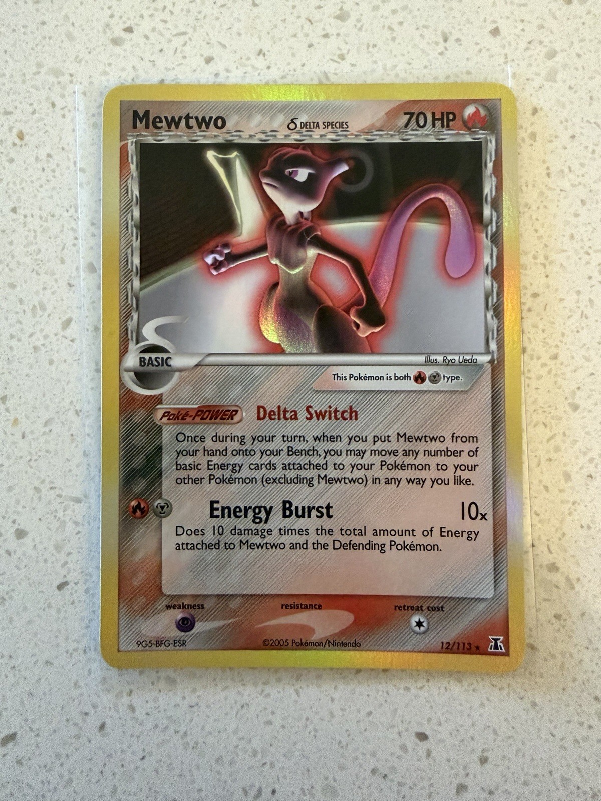 Mewtwo Delta Species 12113 Delta Species Holo G2U