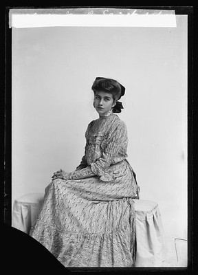 Photo:Smith M.R. Portrait of Woman in Dress 1901-1903