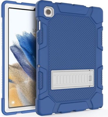 Case for Galaxy Tab A8 10.5, Kickstand, Hybrid Shockproof Rugged Cover, Navy+Gre