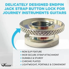 Endpin Jack Strap Button Lock - SL01 Acoustic Guitar Strap Button Lock Secure At